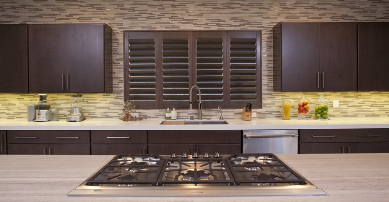 Dallas wood shutter kitchen